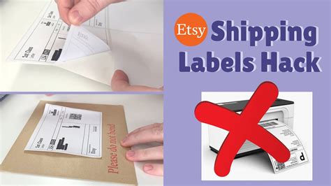 what size should i print a shipping label